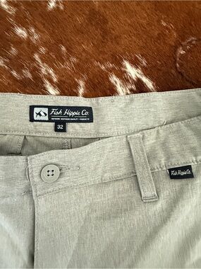Fish Hippie Co. Lightweight Gray Drift Shorts